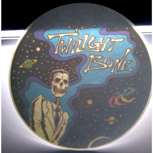 Grateful Dead The Twilight Bone Skeleton Planets Space Original Car Window Decal - Picture 1 of 4